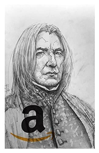 Always. Giclee print of an Alan Rickman pencil drawing