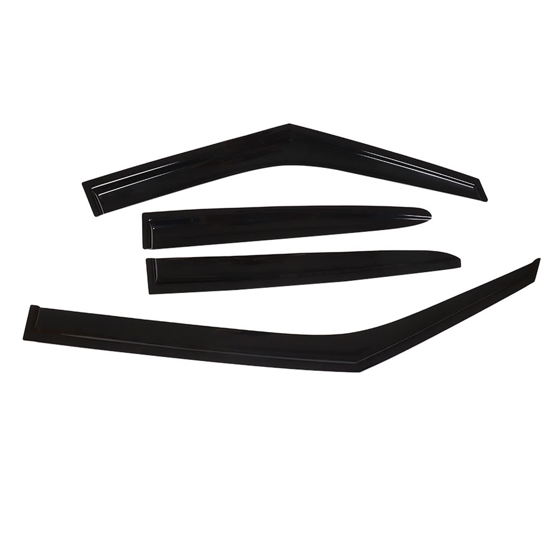 munirater 4 PCS Side Window Vent Visors Rain Guards Deflectors Smoke Replacement for 2011-2017 Veloster