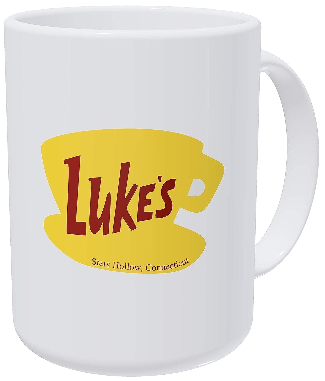 WillcallyouWillcallyou Luke's Diner Gilmore Girls 15 Ounces Double Side Printed Funny White Coffee Mug