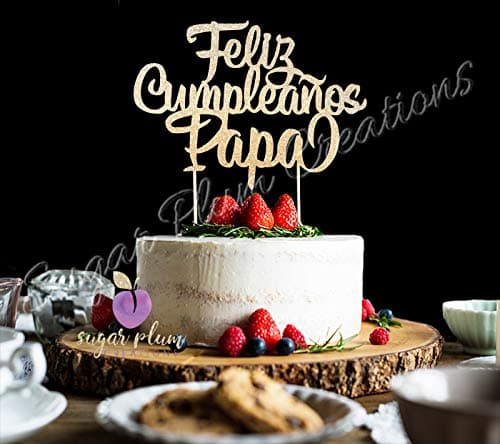 Feliz Cumpleaños Papa Cake Topper