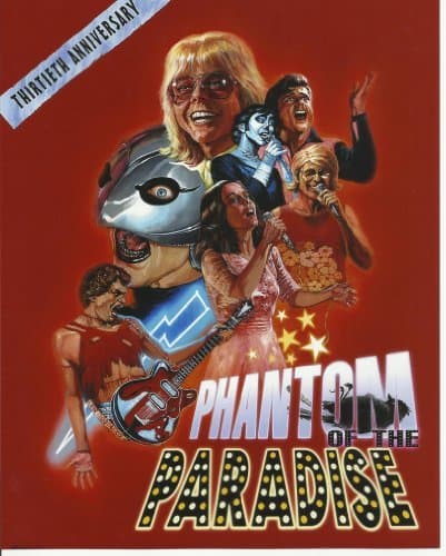 Phantom of the Paradise Paul Williams William Finley Jessica Harper Gerrit Graham 8x10 Poster Photo 30th Anniversary