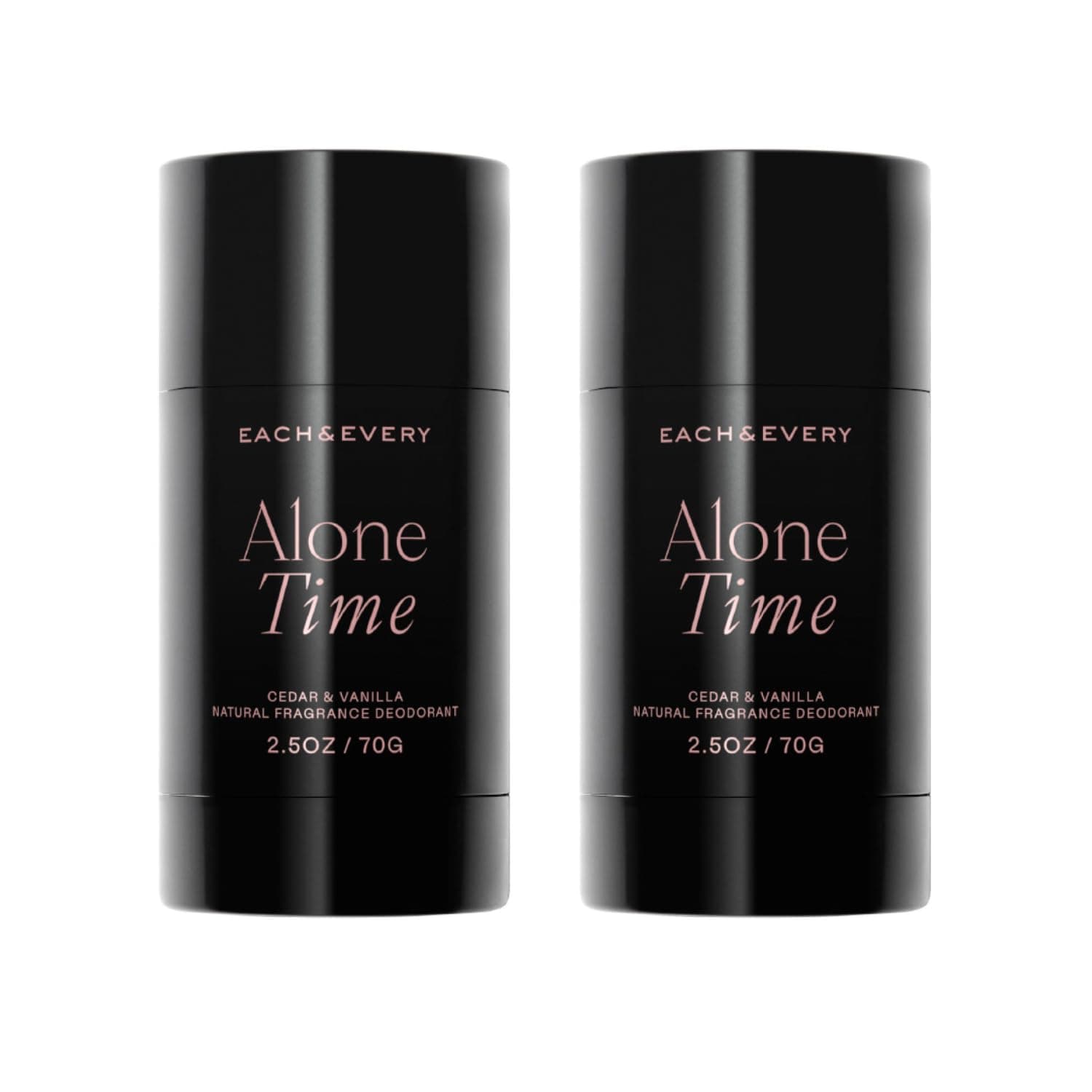 - Each & Every Aluminum Free Deodorant for Women & Men – Natural Fragrance All Day Odor Protection, Non-Toxic Deodorant for Sensitive Skin, EWG Verified, Baking Soda Free - Cedar & Vanilla 2 Pack, 2.5oz
