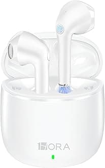 Wireless Earbuds Bluetooth 5.3 Headphones Deep Bass in-Ear Earphones Premium Sound with Mic Charging Case for iPhone, Tablet, Android Smartphone Laptop Sports