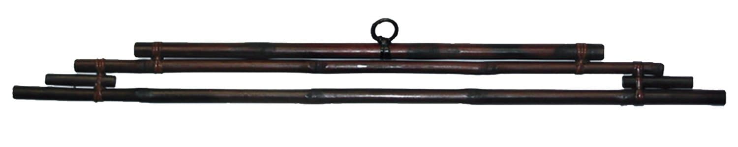 Smoked Bamboo Hanger for 35"-37" Textiles