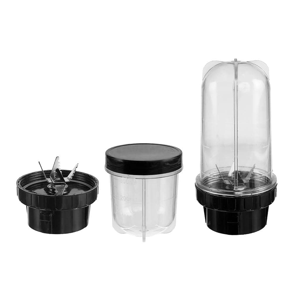 Bullet Juicer Jar 540ml & 360 Ml Compatible with Traditional Mixer Grinder for Smooth Blending and Efficient Juice Extraction (Pack of 2) (Only Jar)