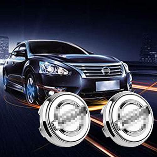 sooloon Car Wheel Center Caps Hubcap Hub Lamp Cover LED Light Magnetic Levitation Waterproof Logo for Automobile Rims Accessory 4Pcs
