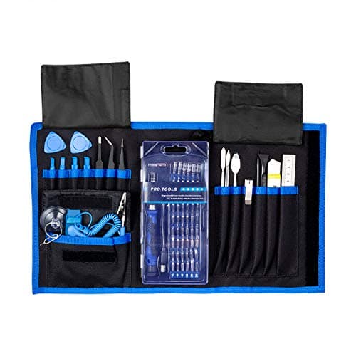 LAIKIY 80 in 1 Precision Set with Magnetic Driver Kit, Professional Electronics Repair Tool Kit with Portable Oxford Bag for Repair iPhone, Cell Phone, Watch, iPad, PC, Tablet, MacBook