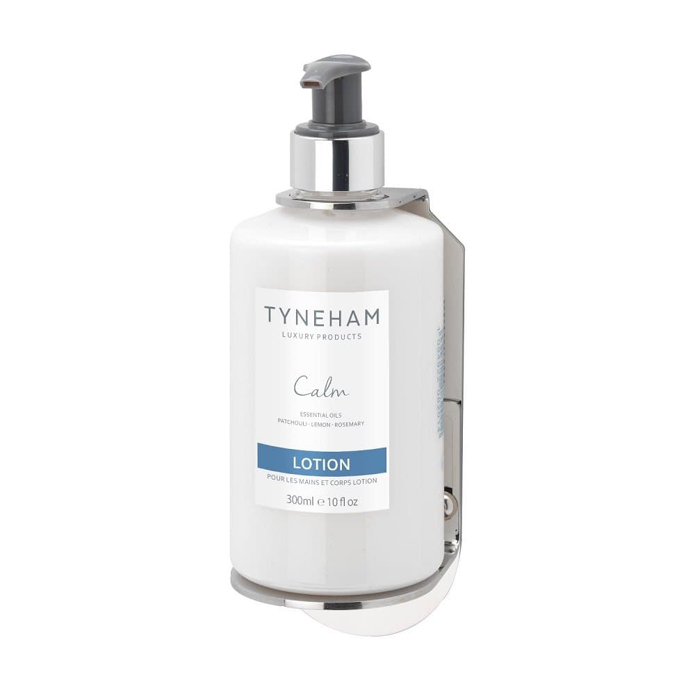 SoHo Dispensers 300ml Single Holder Made in England. Hand polished to Chrome effect finish, suitable for Molton Brown and many other companies 250-300ml bottles