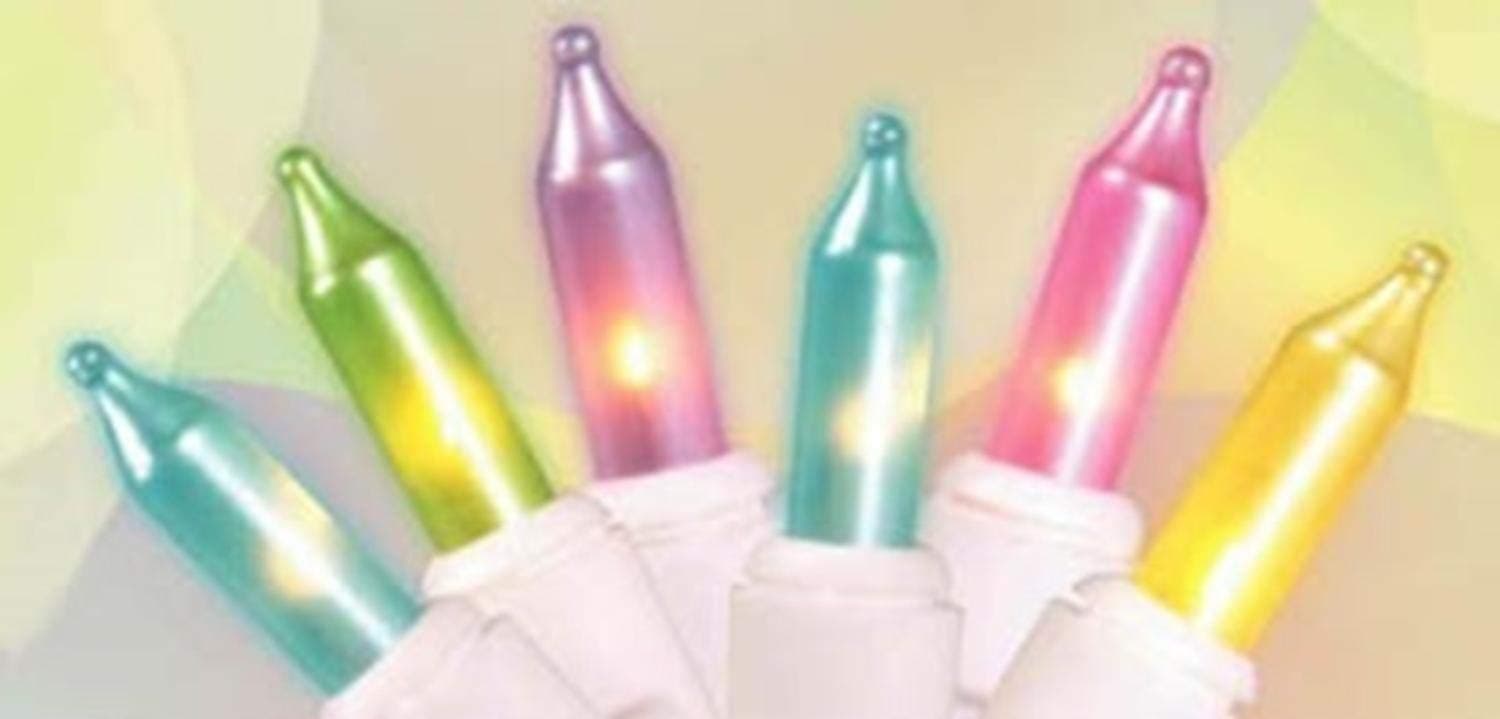 Easter Pastel Opaque String Lights Indoor and Outdoor Use 35 Lights per String