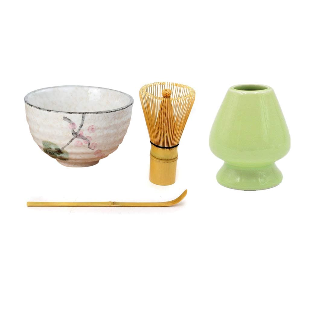 Tea Ceremony Handmade Matcha Starter Kit Fit for Traditional Japanese Tea Ceremony or Everyday Use (Lotus)