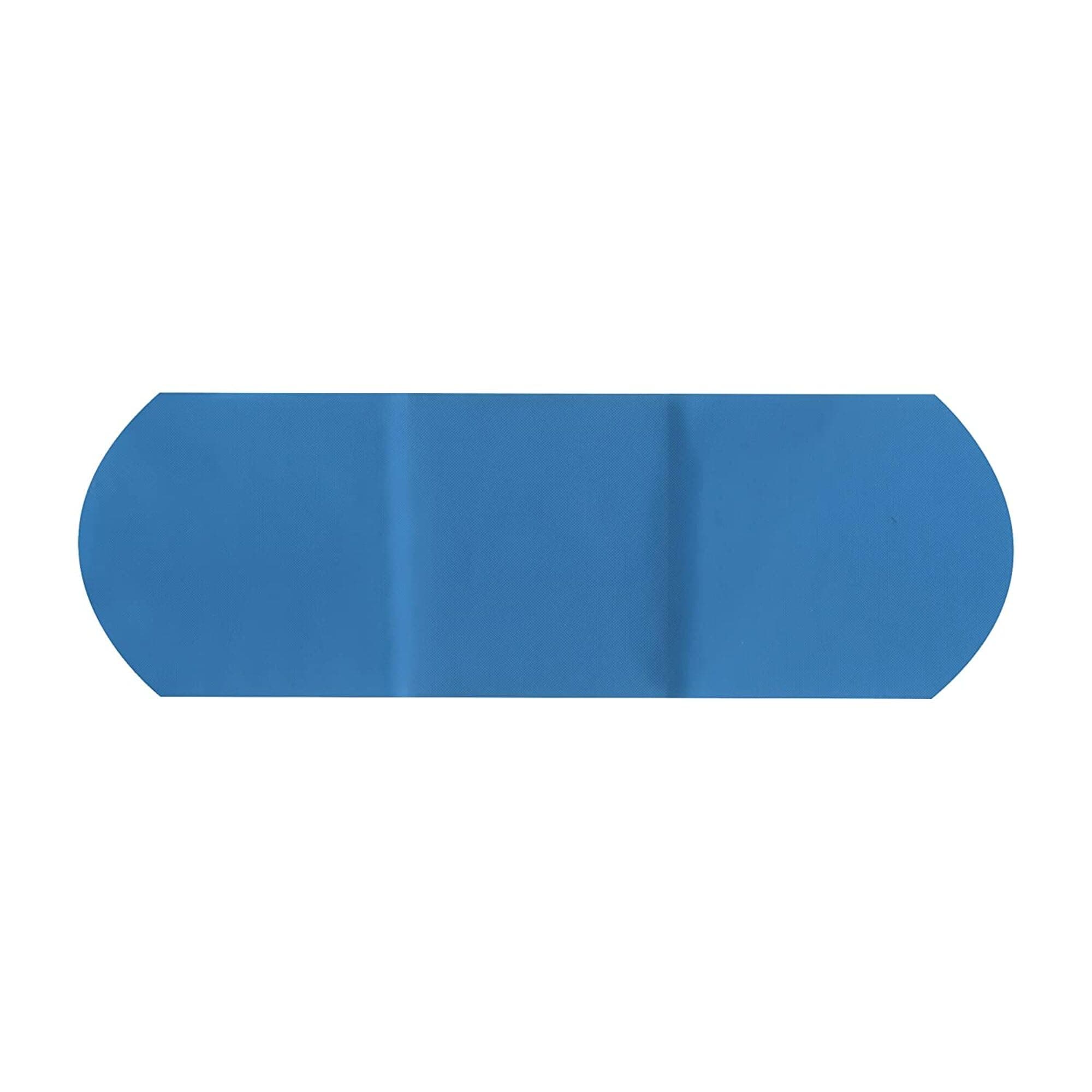 American White Cross - 1114025 Blue Metal Detectable Adhesive Strips, Sterile, Plastic, 1" x 3", 150 per Case, 10 Tray per Case (Pack of 1500)