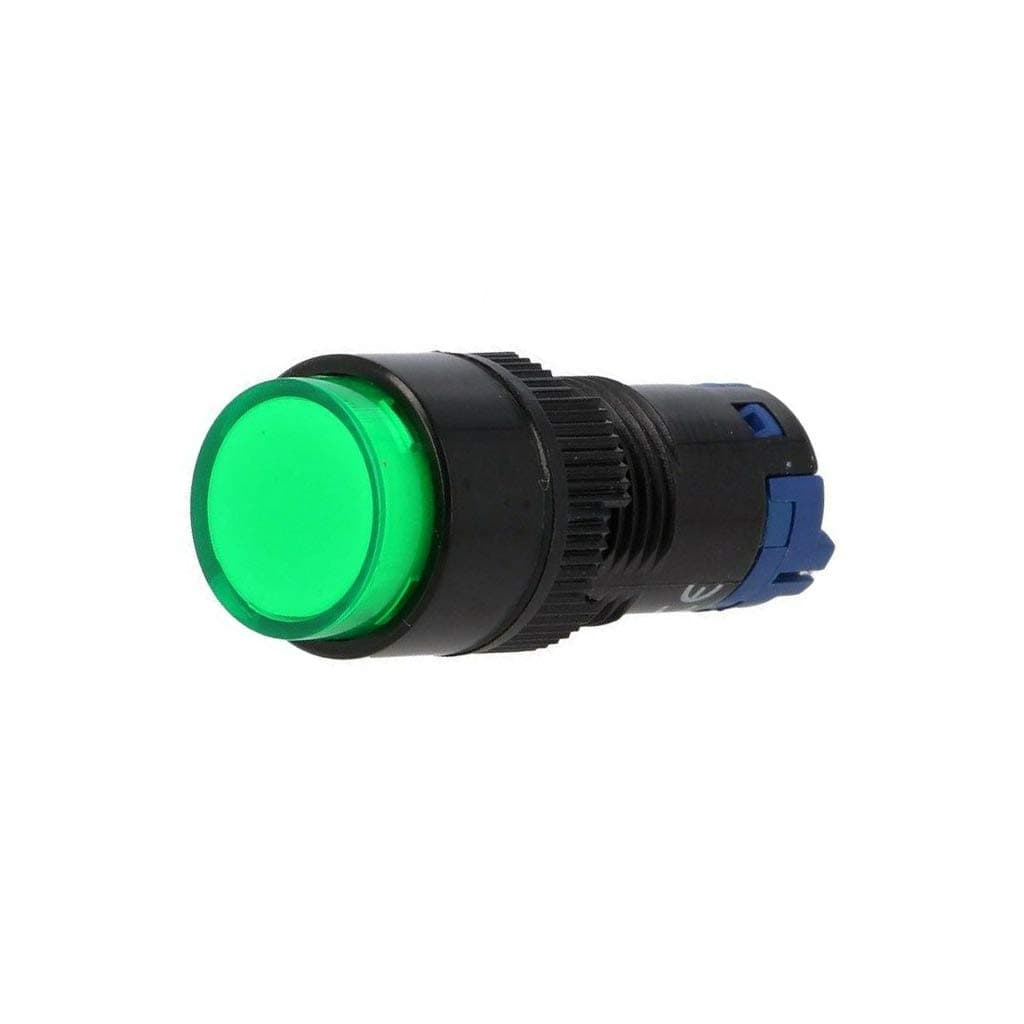 V12Y-11Z-G Switch: Push-Button Pos: 2 SPDT 0.5A/250VAC 1A/24VDC Green ONPOW