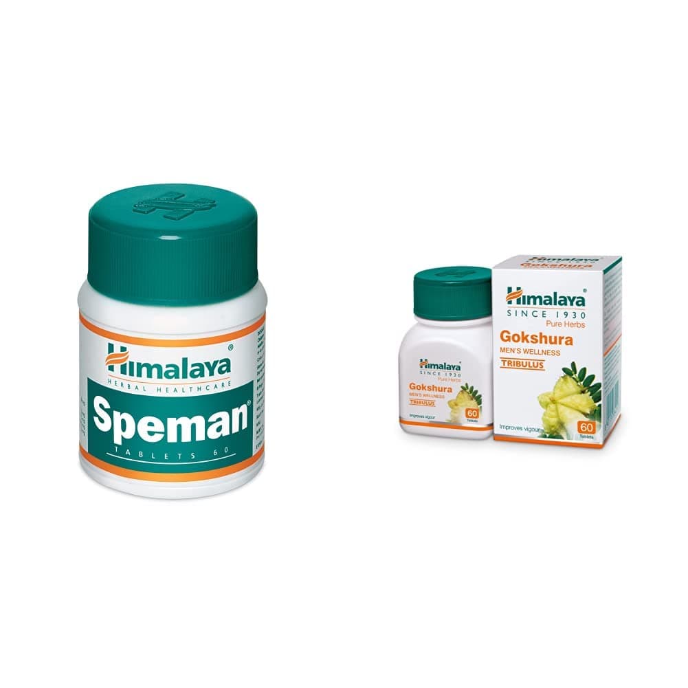 Gokshura, 60 Tablets & Himalaya Speman Tablets - 60 Tablets