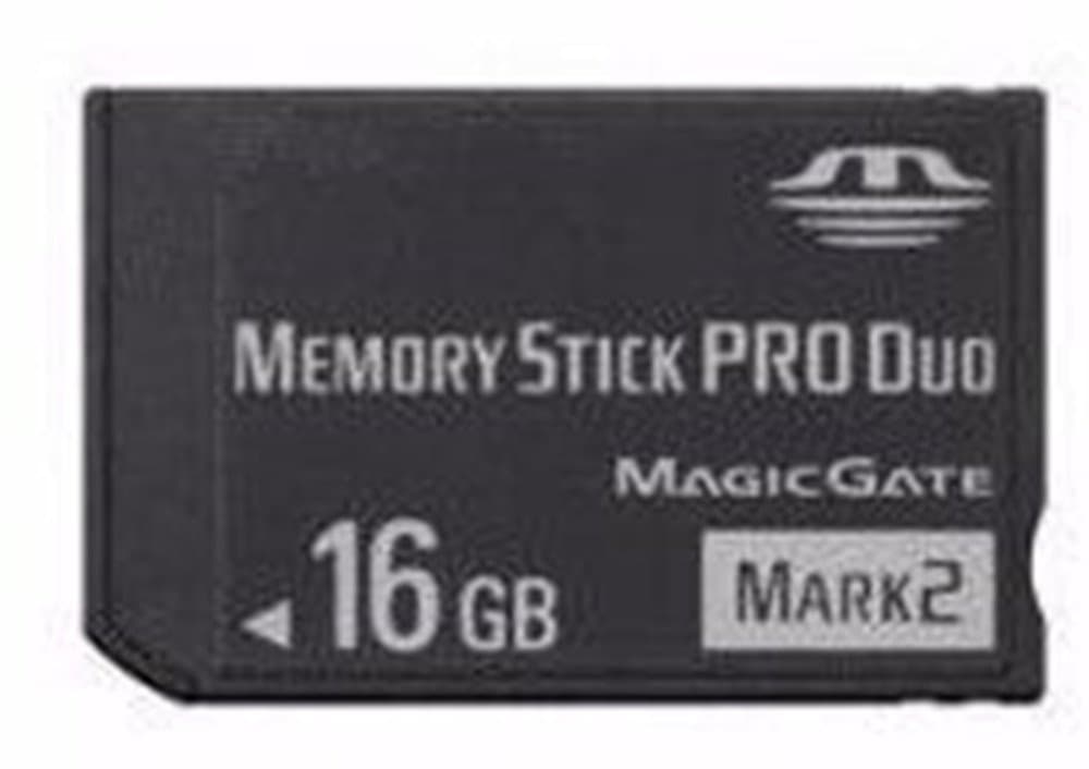 Facepolly Original High speed memory stick Pro- HG 16GB (Mark 2) PSP Accessories for Sony camera (Red,Black)