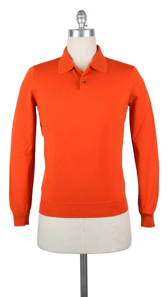 Svevo Parma New Orange Wool Sweater Medium/50
