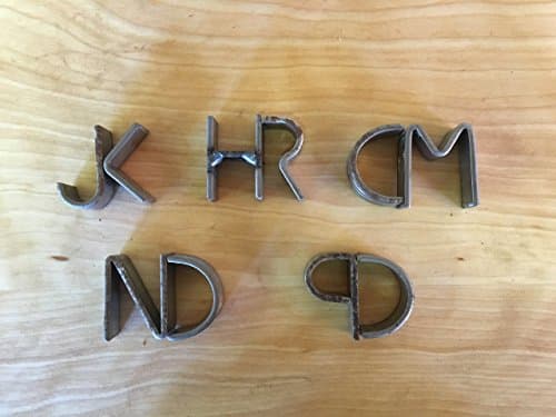 Branding Iron with Combined Letters and Cedar Board by Sloan Brands