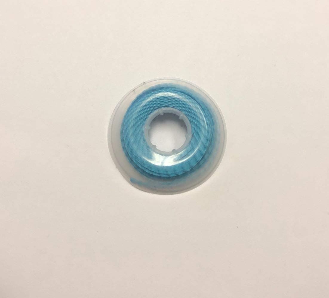 Dental Orthodontic Elastic Power Chain Short Multi Colors 1 Roll (Light Blue #24)