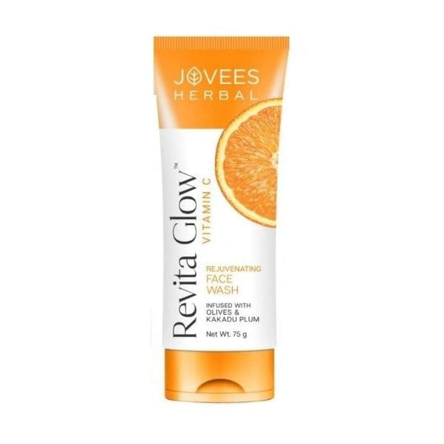 Revita Glow Vitamin C Face Wash For Glowing And Brightening Skin | Gentle Skin Hydrating & Rejuvenating Face Wash Cleanser with Kakadu Plum and Olives | For All Skin Types- 75g