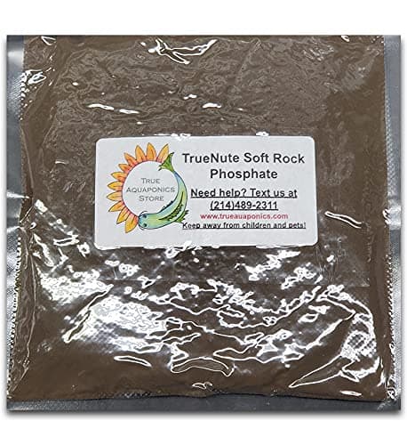 TrueNute Soft Rock Phosphate Powder 16 Ounces for Aquaponics, Hydroponics and Soil for Plants, Stronger Than Liquid ™
