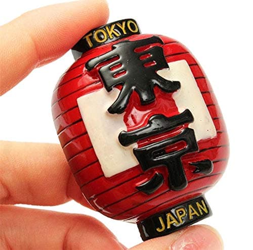 EatingBiting Tokyo Red Lantern Japan World Fridge Magnet 3D Resin Collection Travel Souvenir Tourist Gift Home and Kitchen Decoration Refrigerator Magnetic Sticker Decoration Refrigerator Gift