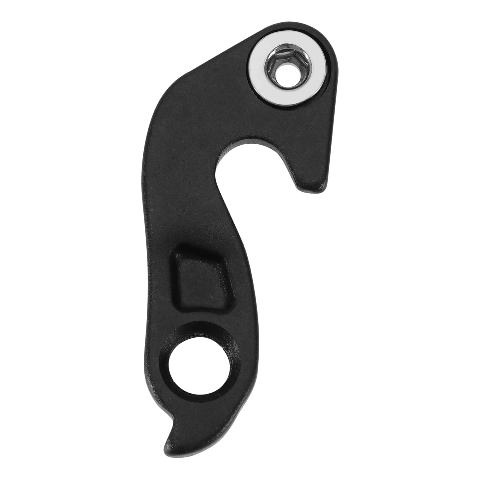 Create ideaMech Derailleur Hook Bicycle Tail Hook Rear Derailleur Hook 9893-4291 Aluminum Alloy with Screw Compatible with Specialized, Black
