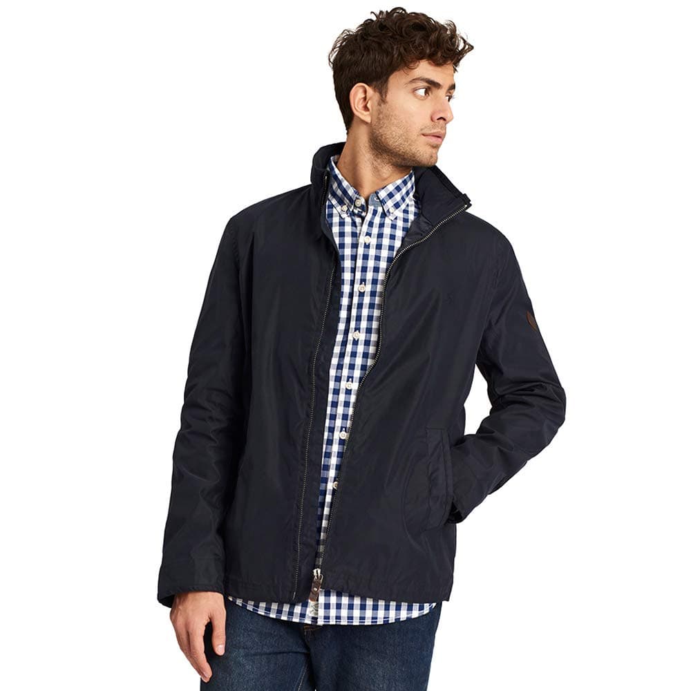 Joules Mens Hillway Lightweight Adjustable Short Bomber Jacket Coat