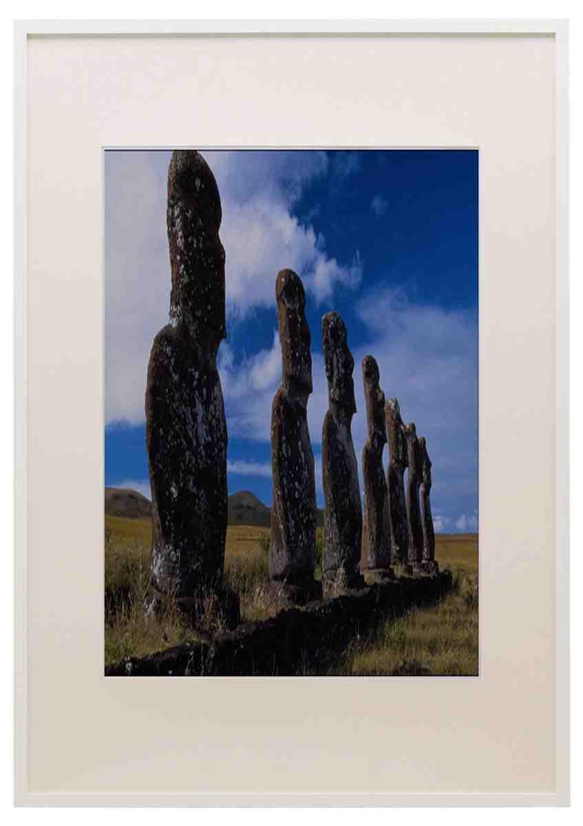 572059 Ahu Akiui Easter Island A3 A4 Framed Print Picture