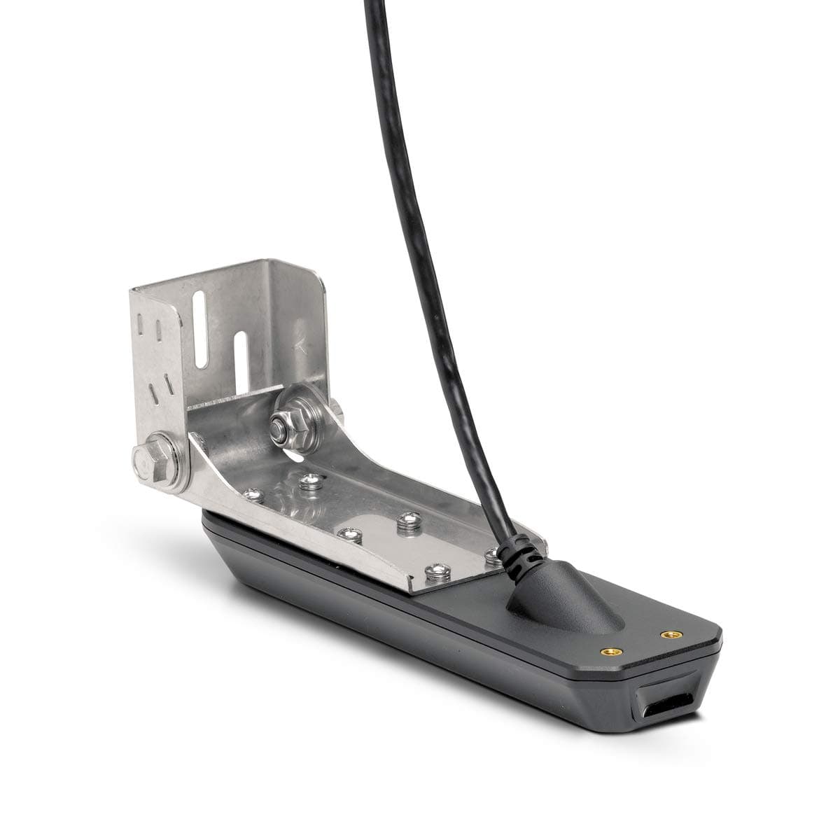 710282-1 XM 9 HW MSI T HELIX (MEGA Side Imaging+, Down Imaging+) Dual Spectrum CHIRP with Temperature Transom Mount Transducer, Black