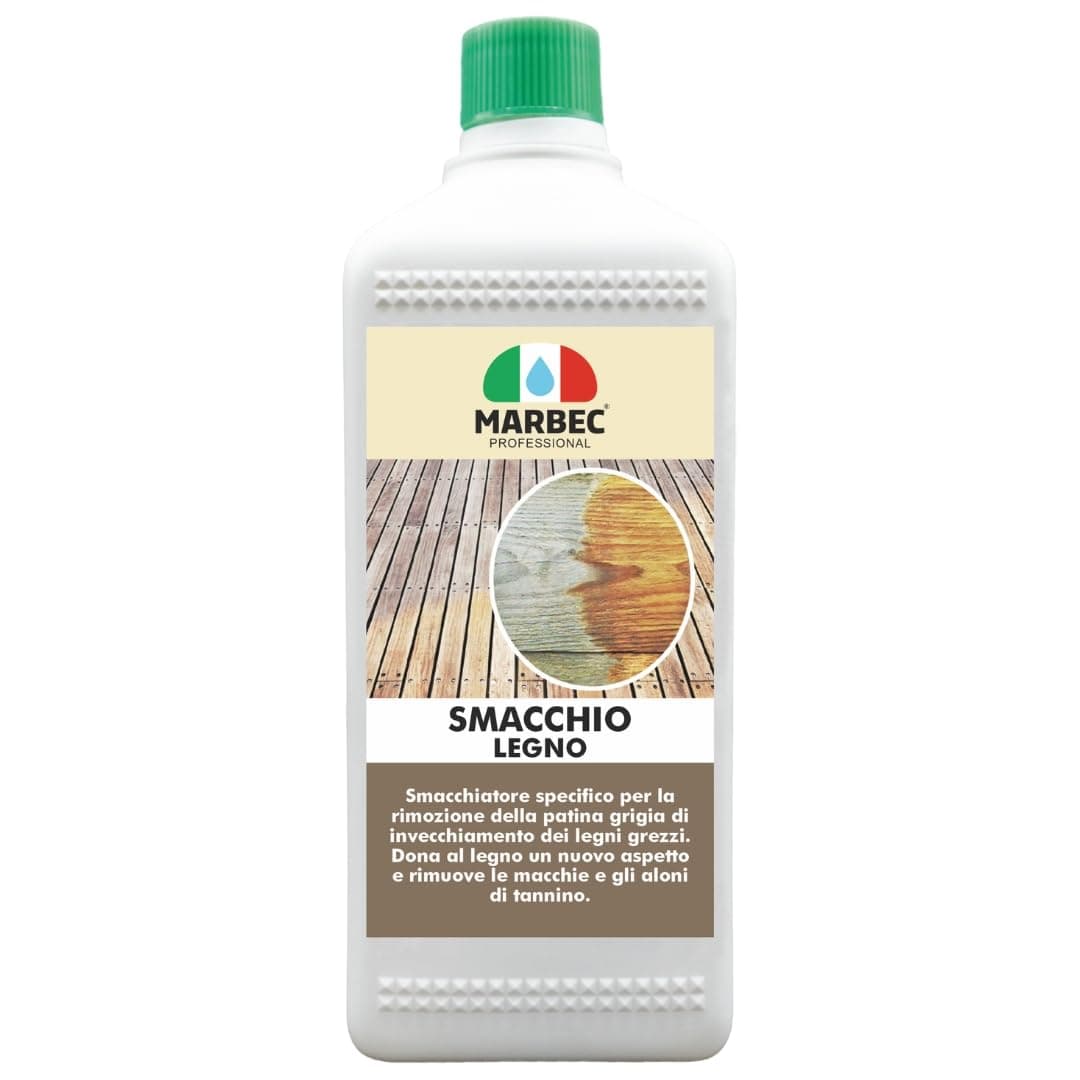 Marbec - SMACCHIO LEGNO 1LT | Stain remover for aged and stained wood