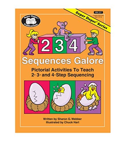 2, 3, 4 Sequences Galore: Pictorial Activities to Teach 2, 3, and 4 Step Sequencing by Sharon G Webber (1999-05-04)