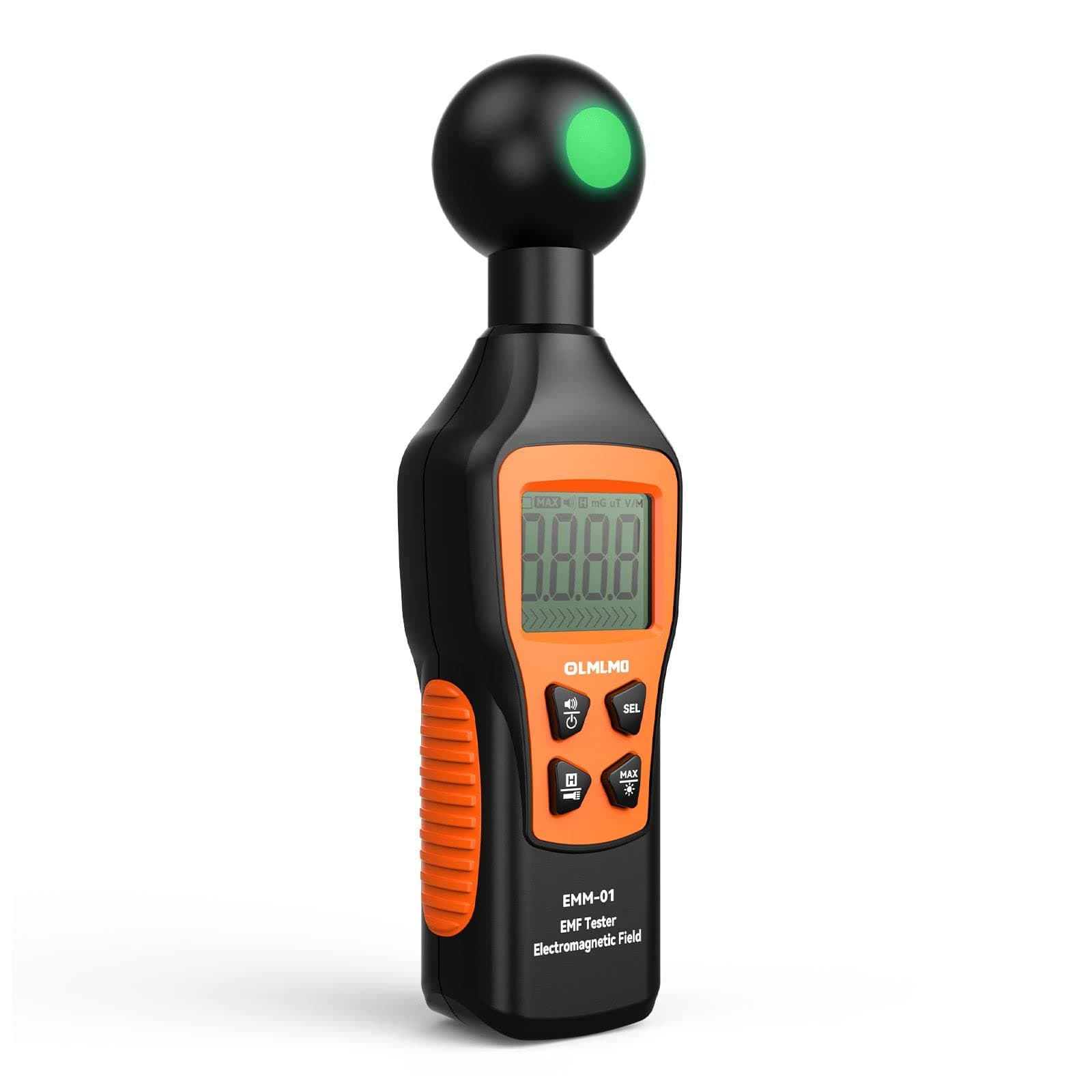 EMF Meter-Ghost Hunting Equipment-5HZ-3.5G Electromagnetic Radiation Detector,3-in-1 EMF Tester-Temperature Detector