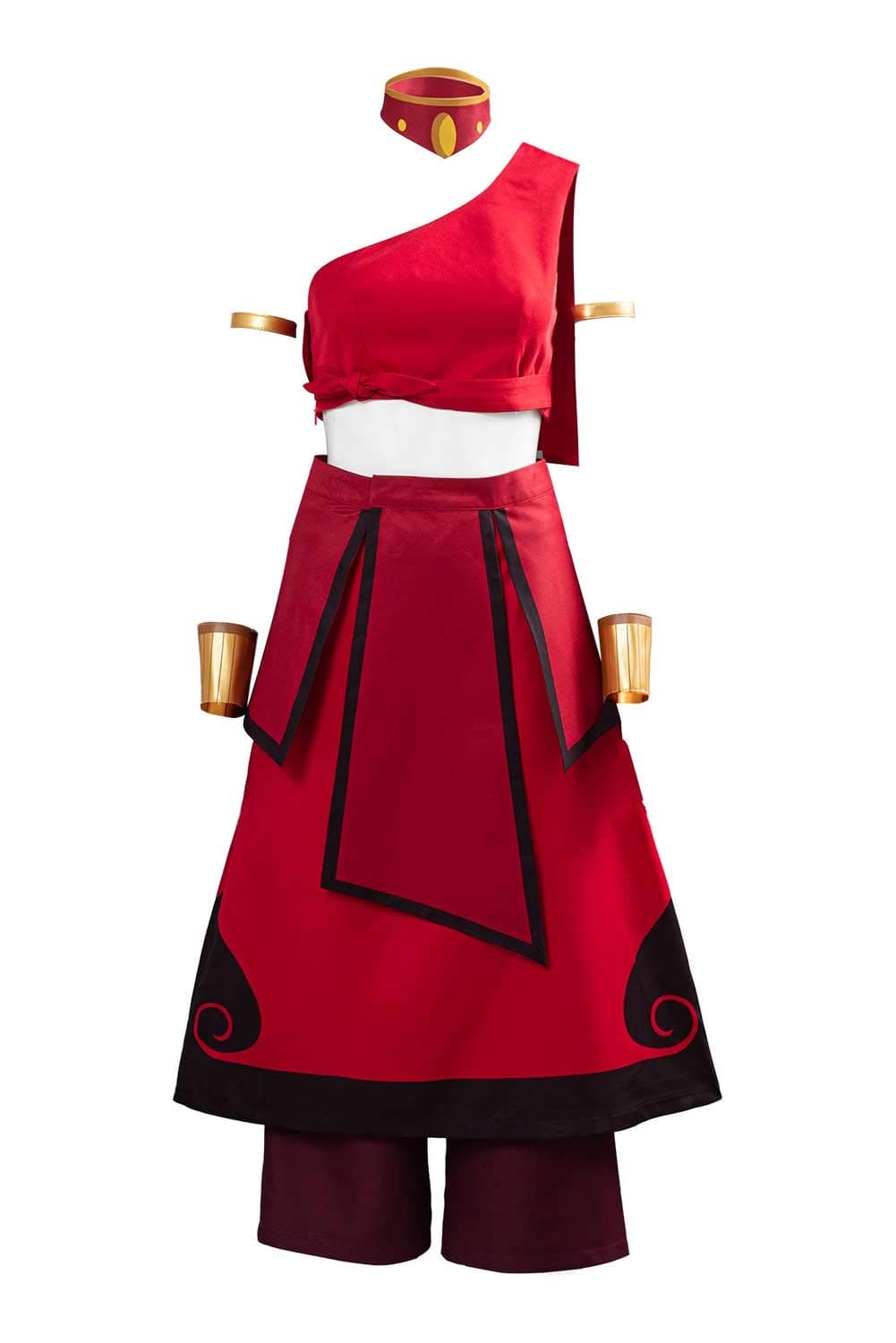 Avatar Katara Cosplay Costume Outfit Fire Nation The Last Airbender Halloween Dress