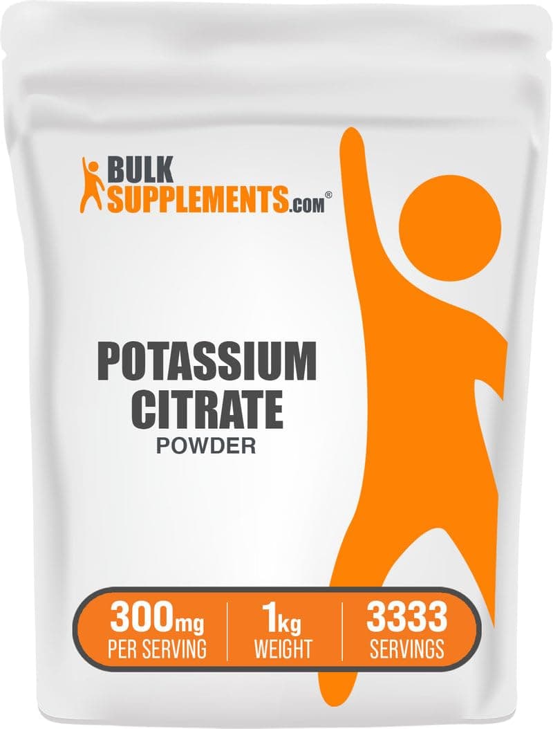 BulkSupplements Pure Potassium Citrate Powder (1 Kilogram) by BulkSupplements