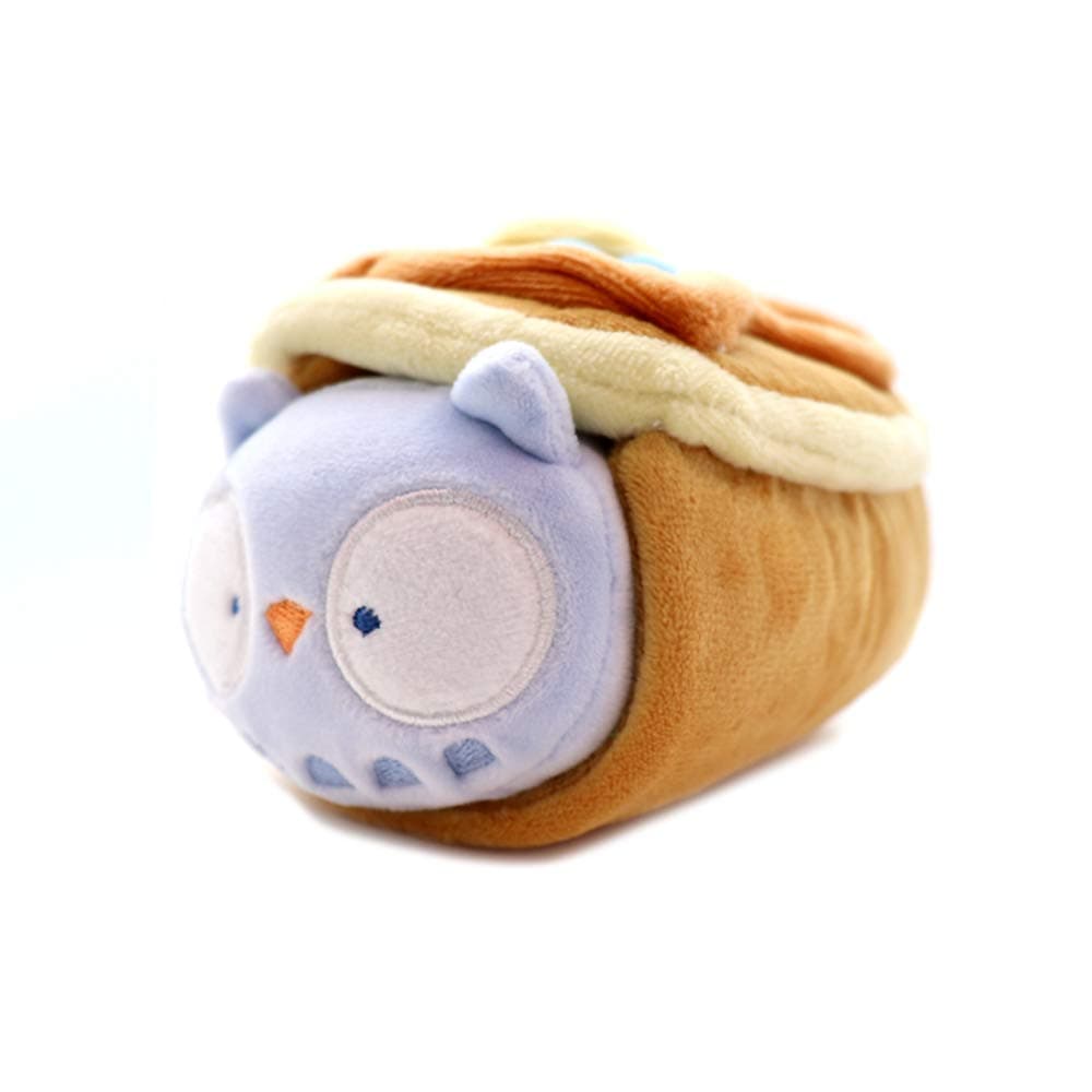 Anirollz Coosy Aniroll Mochi Soft Squishy 6" Small Plush with Blanket (Owlyroll)