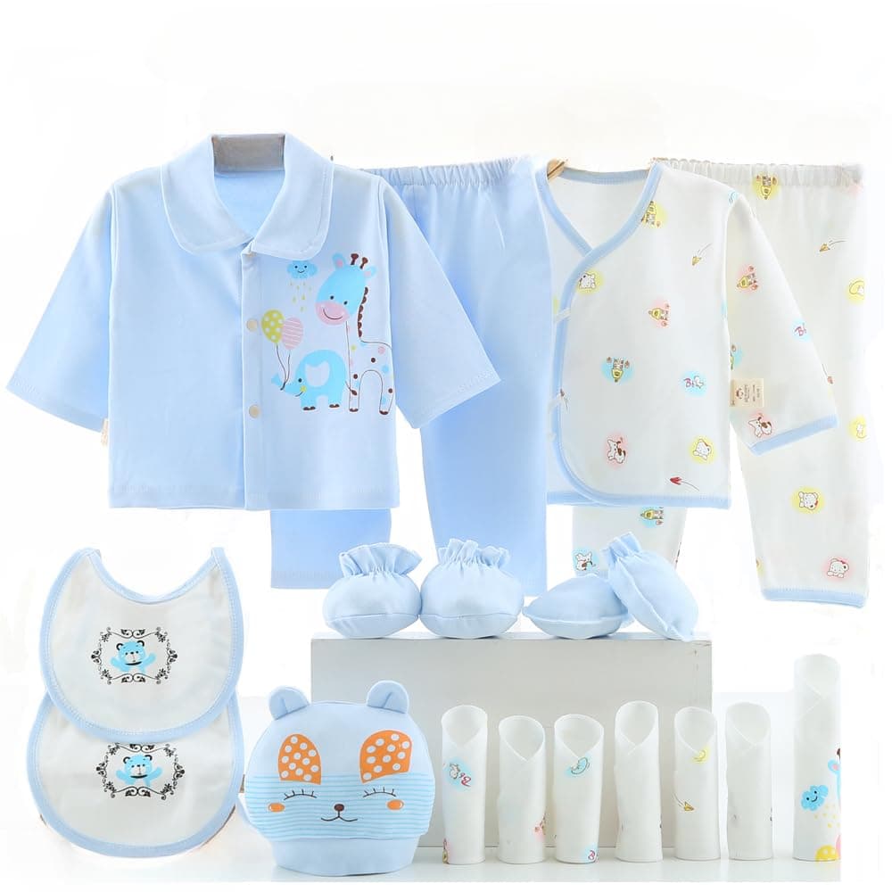 18PCS Newborn Girl Clothes Preemie Baby Outfit 0 3 Months Pants Layette New Born Boy Clothing Set