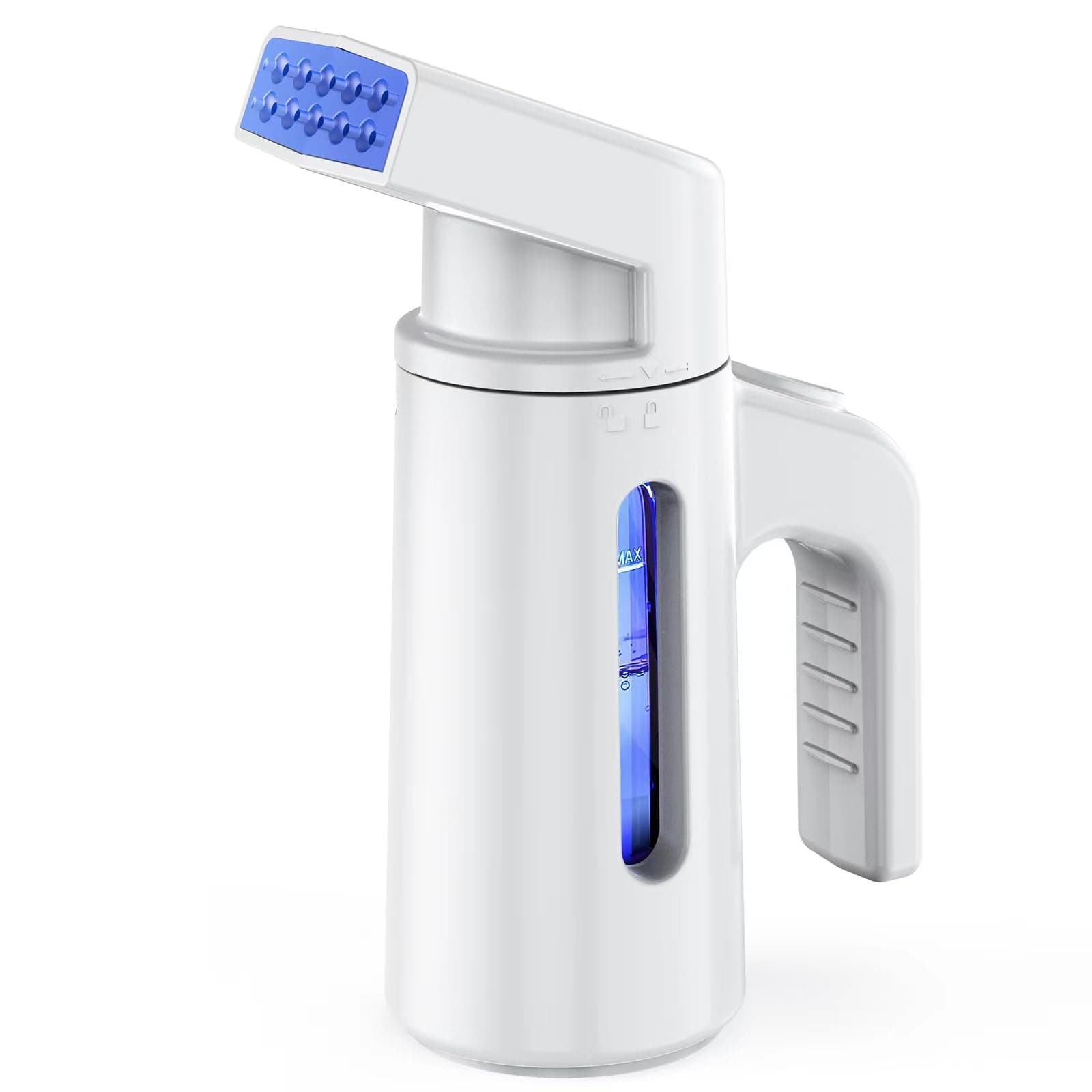 Steamer for Clothes Steamer, Fast Heat-up in 15s Portable Handheld Garment Steamer 180ML Big Capacity, 700W Double Row Steam Strong Penetrating Steam for Home, Office and Travel