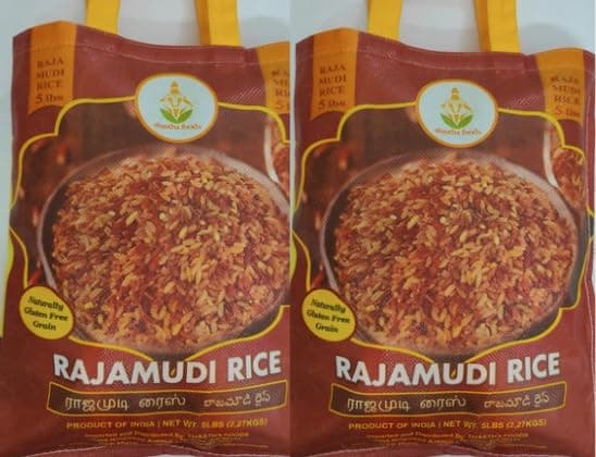 Shastha Rajamudi Rice 5 Lbs (Pack of 2)