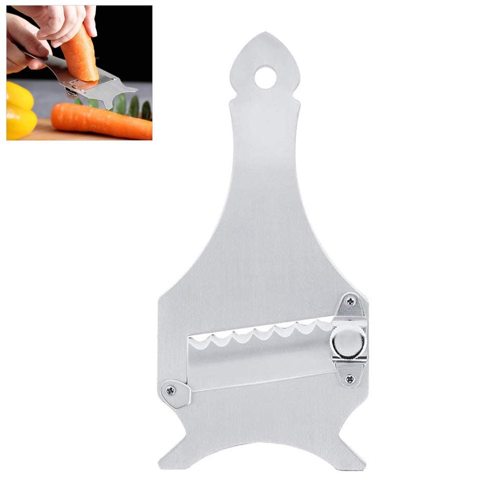 BovoYa Professional truffle slicer, truffle cutter stainless steel cheese cutter vegetable fruit butter razor with 430 steel handle for truffle vegetable garlic mushrooms