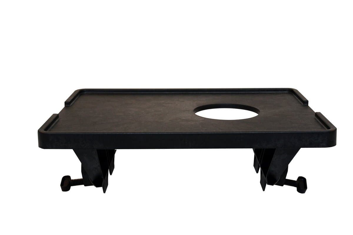 instaprep food prep work table for restaurants, increase prep space in kitchen area or indoor/outdoor events, fits most slim jims, 32 and 44 gal large trash cans, NSF certified, food service equipment