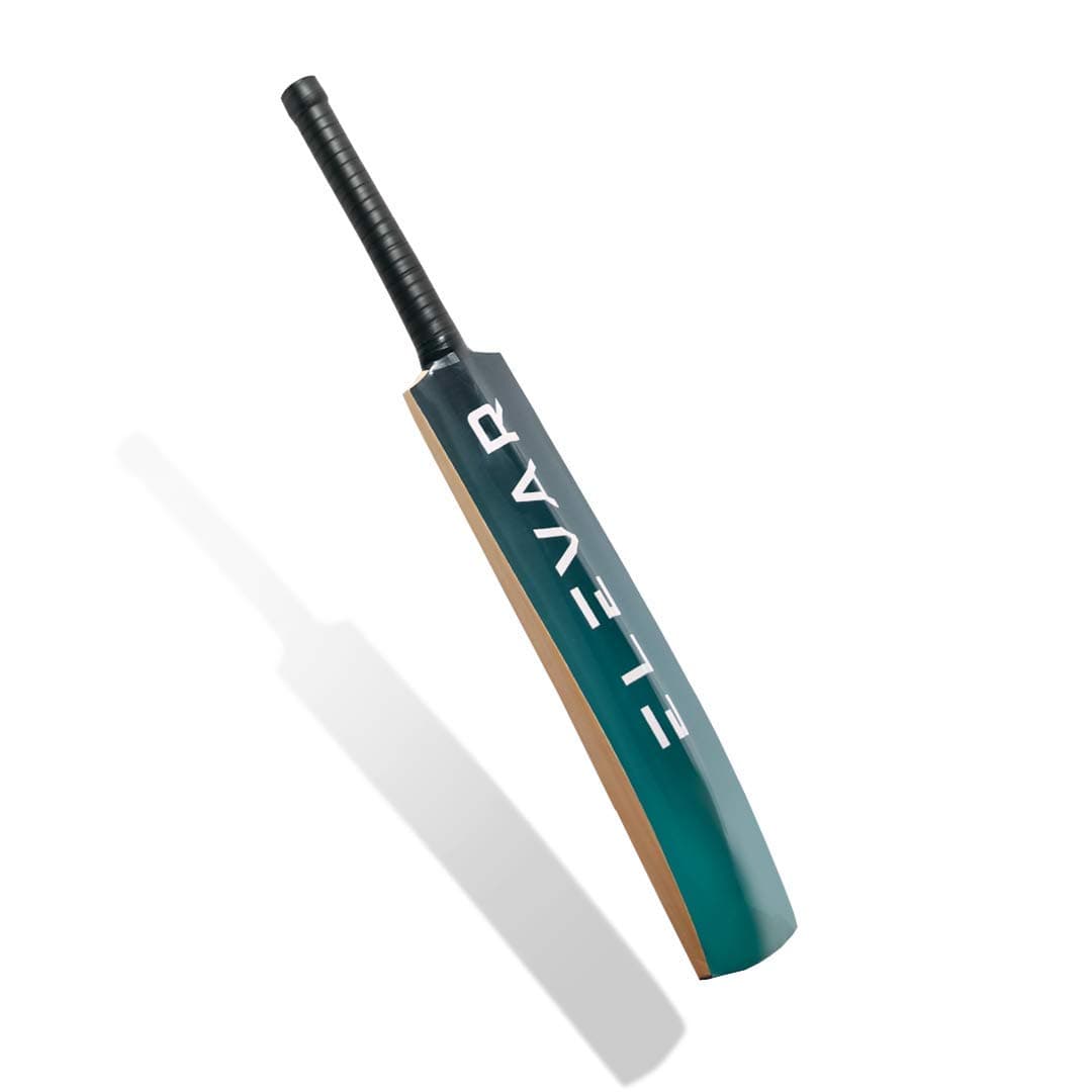 Elevar Kashmir - Kashmir Willow Bat for Season & Hard Tennis Ball (Size-6 / Premium Polyurethane Grip)
