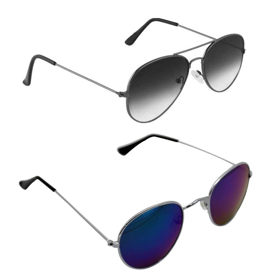 Taj Combo of 2 Sunglasses For Men and Women Vol-23
