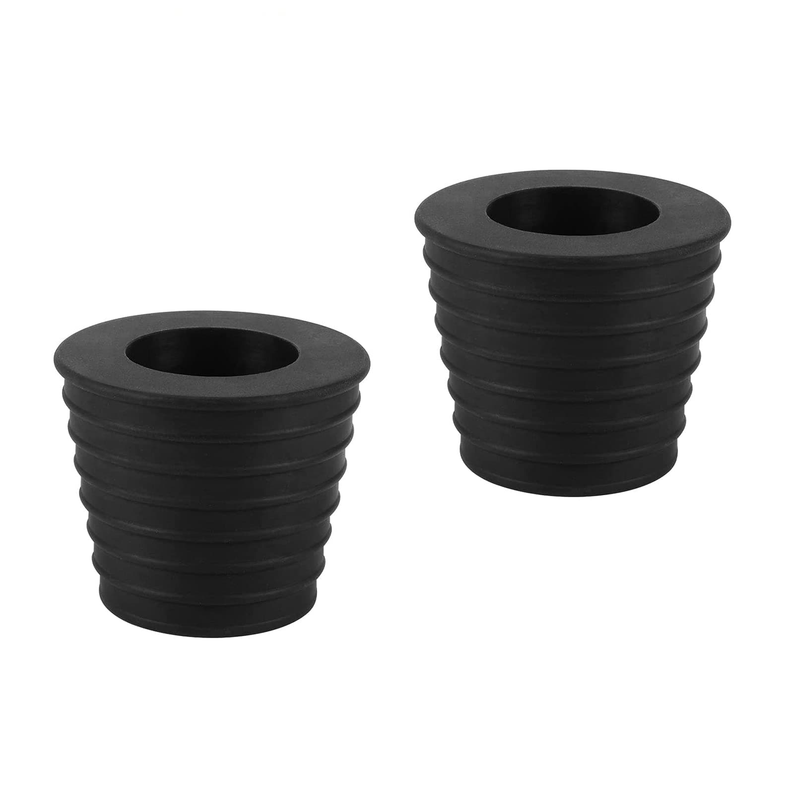 Umbrella Cone Wedge for Patio Table Hole Opening or Parasol Base Stand 1.8 to 2.4 Inch Umbrella Pole Diameter 1 1/2 Inch （Black） (Black 2 Packs)