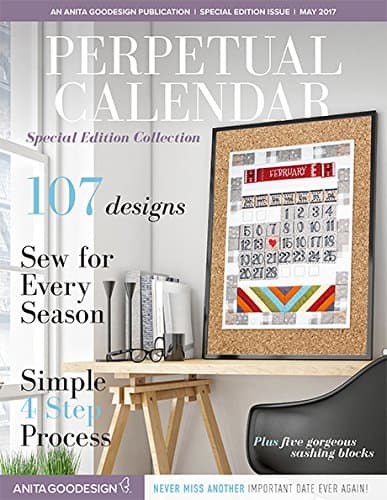 Anita Goodesign Perpetual Calendar Special Edition Embroidery Machine Designs CD 107 Designs