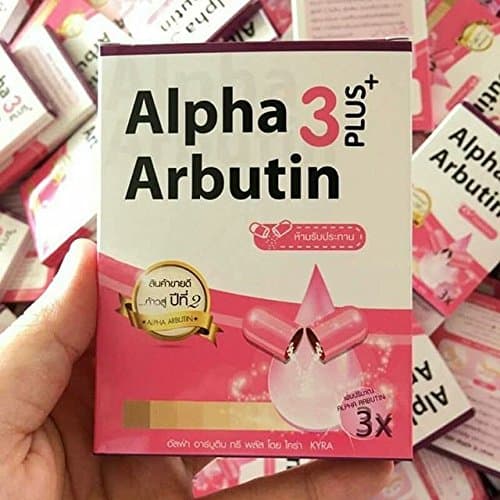 3 Boxes Alpha Arbutin Kyra 3 Plus Brighten up The Skin to 1-2 levels30 caps