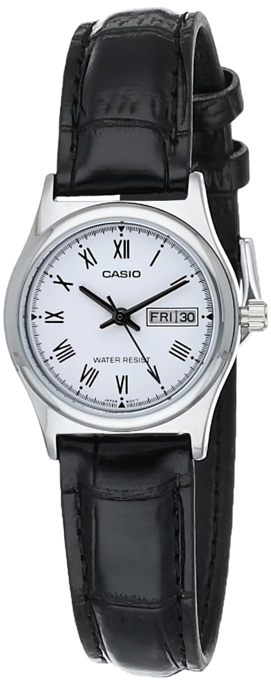 CASIO Woman LTP+V006L.7B 26mm Japanese Quartz Movement Watch, Black/White, Tek Beden, Quartz Movement