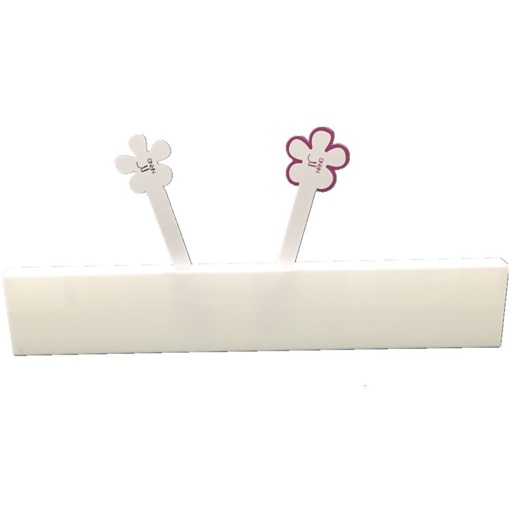 YaYiYo Acrylic Blank Double Row Perfume Test Paper Blotters Fragrance Test Strips Holder 24 Holes 2cm