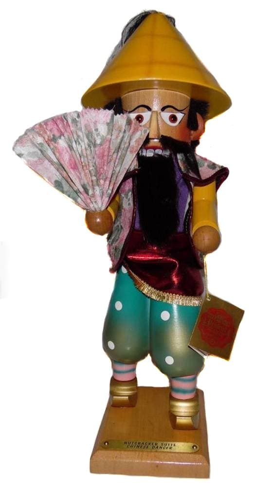 Retired Signed Late Herr Christian SteinbachChinese Dancer Nutcracker from 1st Nutcracker Suite Series