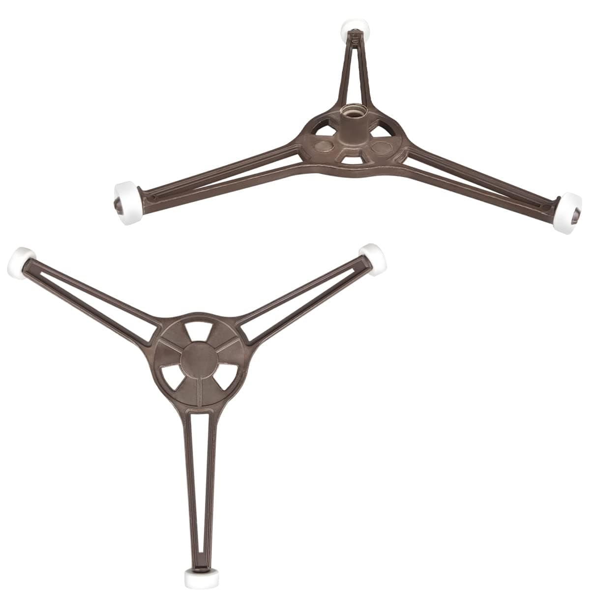 2 Pieces Microwave Turntable Ring Triple Arm Glass Play Tray Support Roller Guide Stand Holder