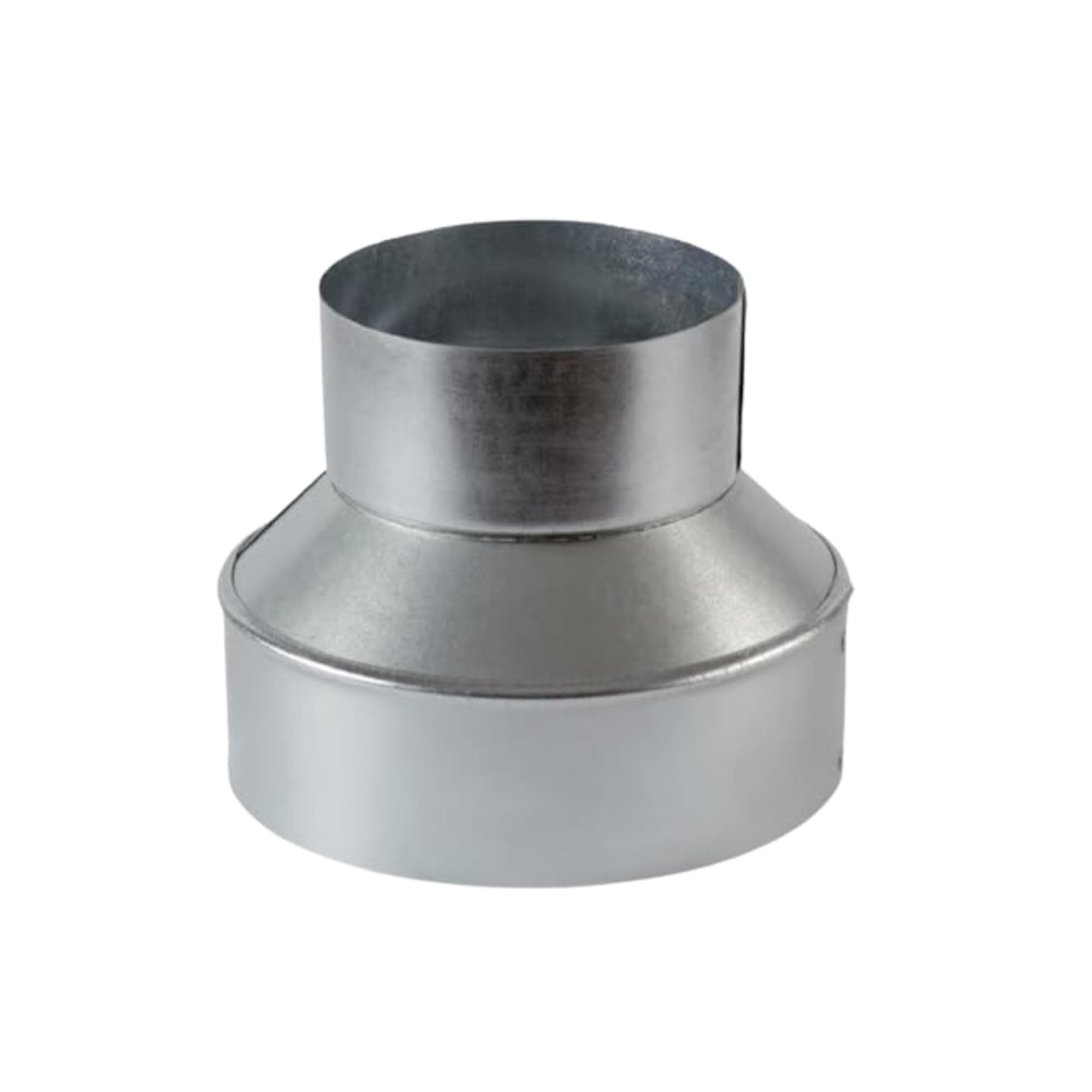 8" X 6" Duct Reducer & Increaser Non-Crimped Single Wall Galvanized Sheet Metal ducting Connector for Airflow, Heating, Cooling, & air Ventilation Systems Fittings