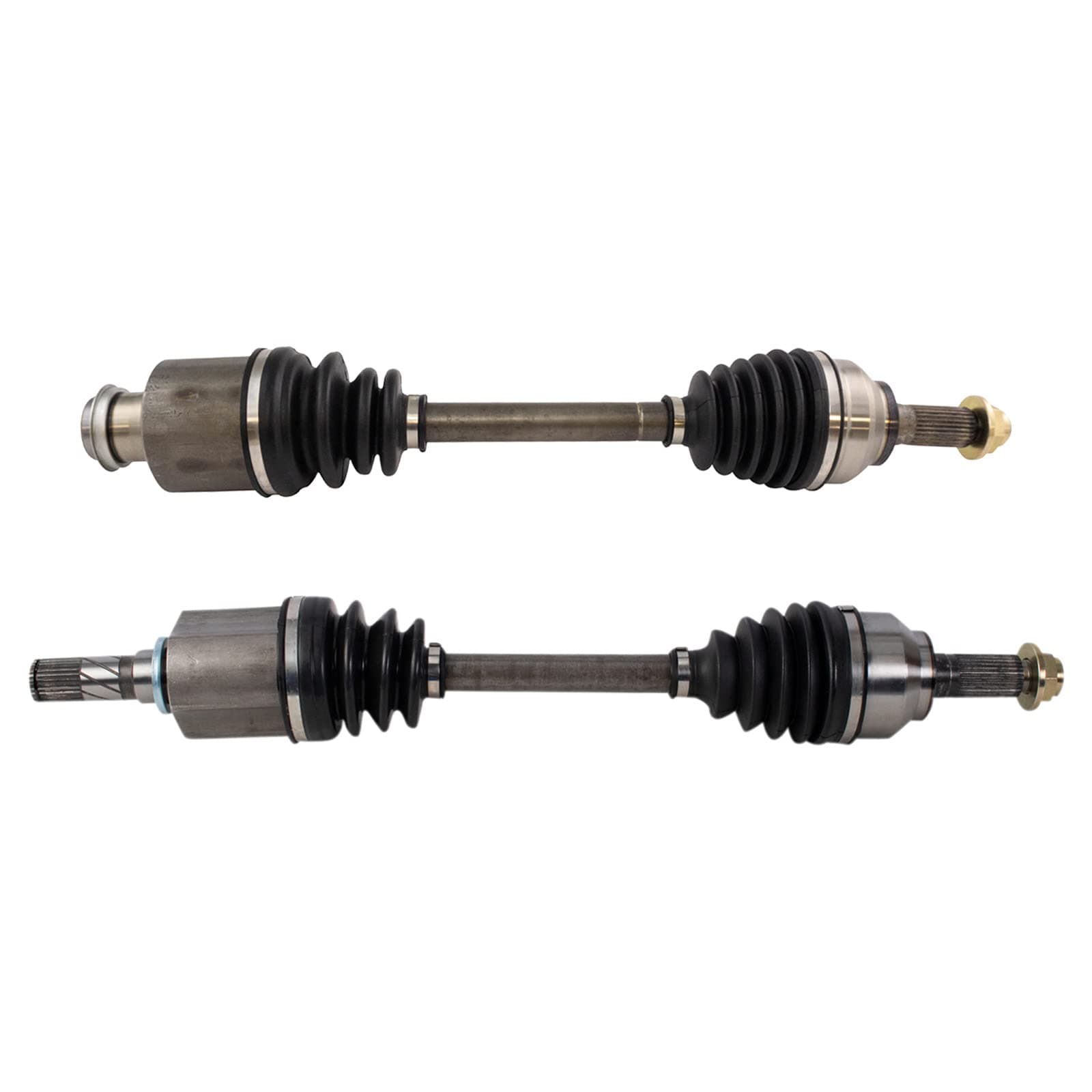 TRQ Front Left and Right CV Axle Assembly Set 2 Piece Compatible with 06-13 Mazda 3 S Manual Transmission 07-11 3 i Manual Transmission 06-10 5 Manual Transmission 12-15 5 Manual Transmission